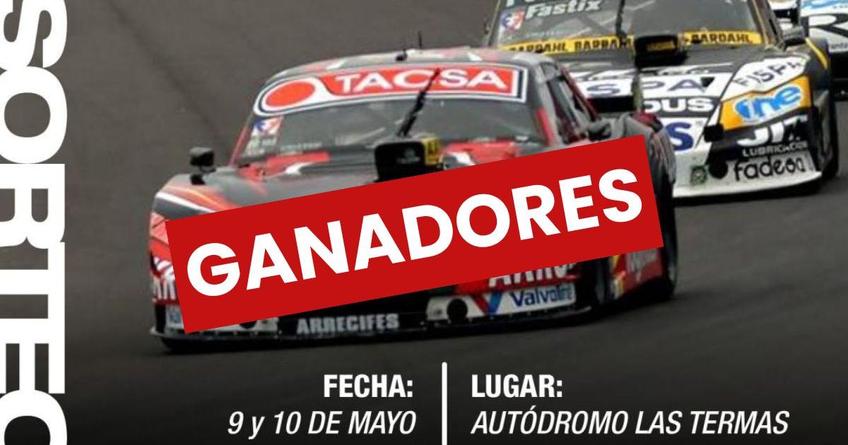 Estos son los ganadores de las entradas para el Turismo Carretera en Las Termas