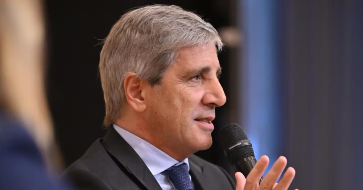 El ministro de Economía Luis Caputo (Foto- Ministerio de Economía)