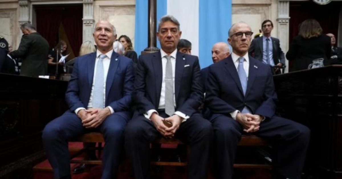 Los miembros de la Corte Suprema en el Congreso (Foto- Corte Suprema de Justicia de la Nación)