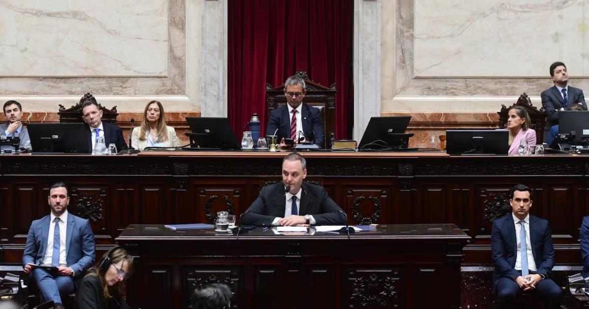 Manuel Adorni jefe de Gabinete en la Cmara de Diputados Foto Cmara de Diputados