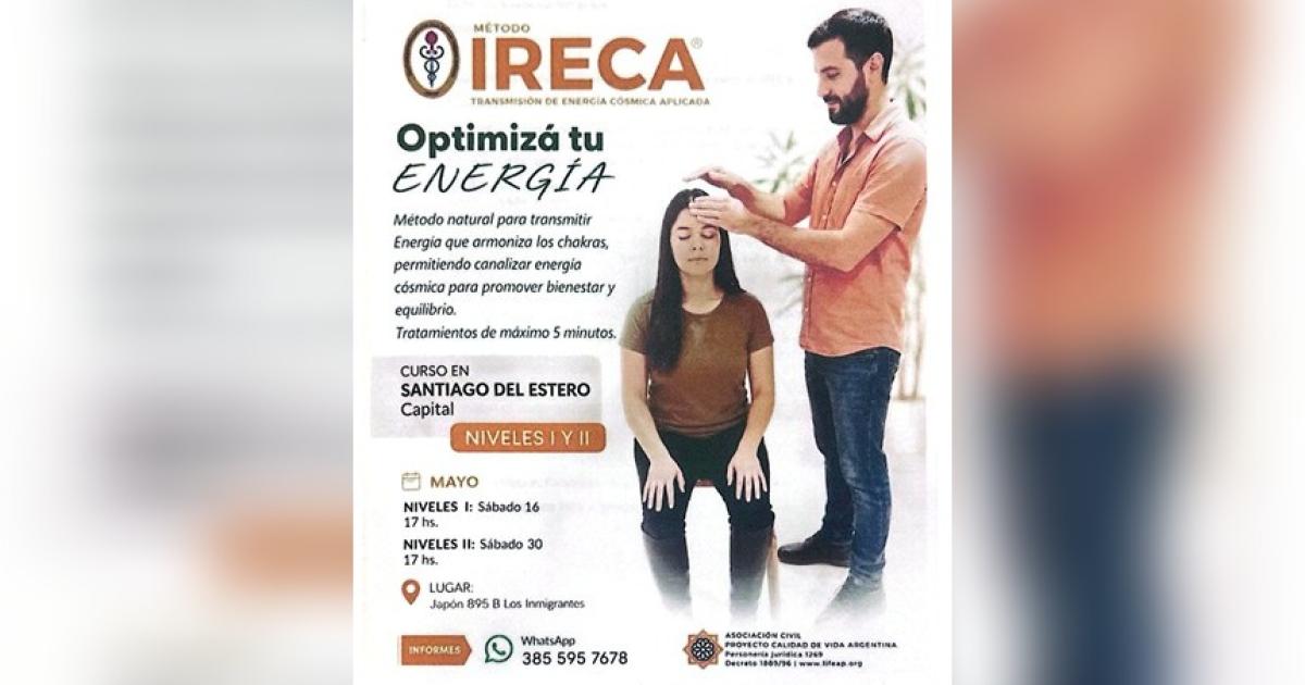 Llega a Santiago del Estero el curso de capacitacioacuten sobre el Meacutetodo IRECA
