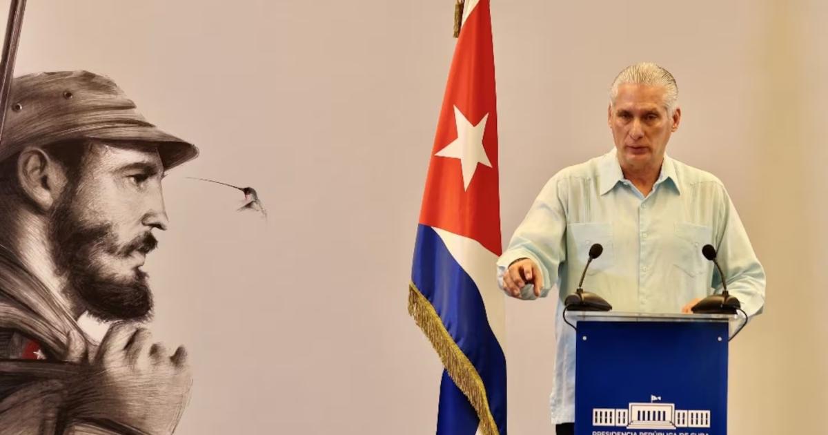 El presidente cubano Miguel Díaz-Canel (Foto- Reuters)