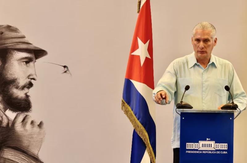 El presidente cubano Miguel Díaz-Canel (Foto- Reuters)