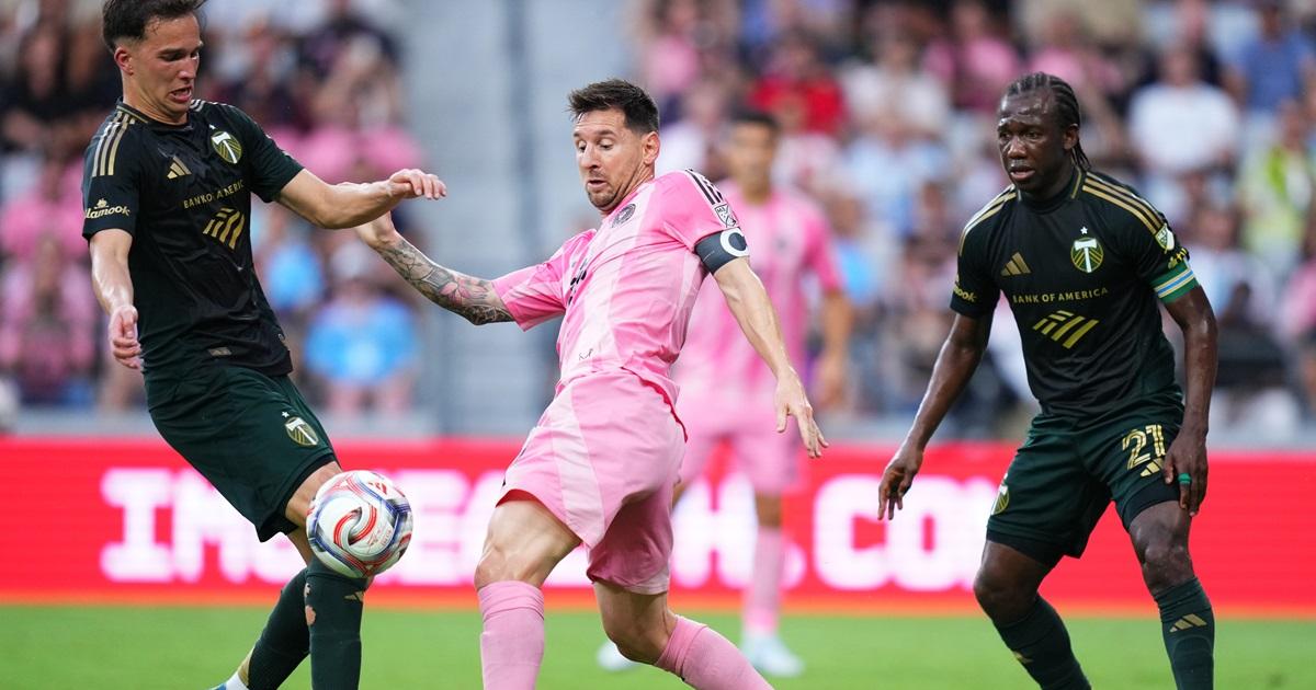 Con un gol y una asistencia de Messi Inter Miami le gana a Portland Timbers 
