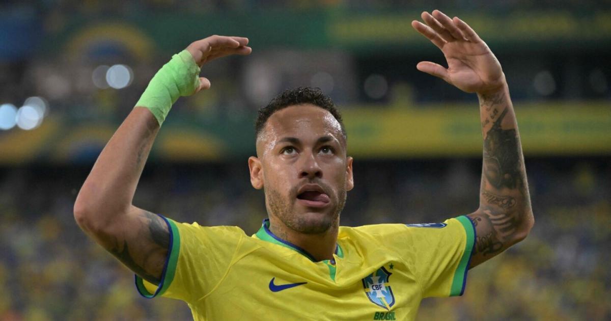 Neymar en la selección de Brasil (Foto- AFP)