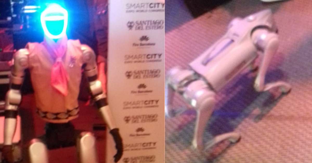 Smart City- el humanoide gaucho la rompioacute bailando chacarera en el acto de inauguracioacuten