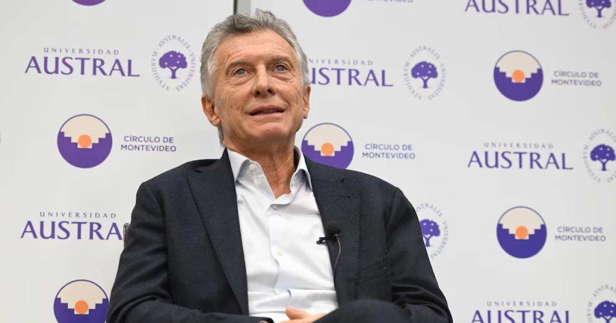 El expresidente Mauricio Macri en la sede de la Universidad Austral (Adrin Escandar)