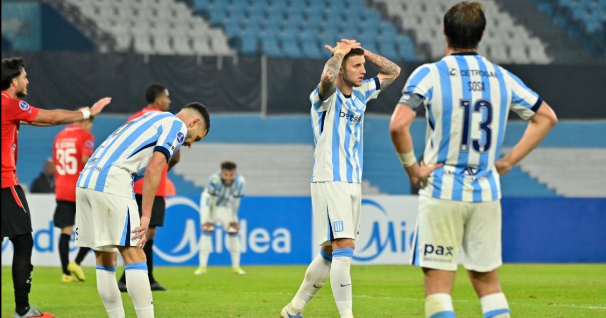 Racing apenas empatoacute y quedoacute afuera de la Copa