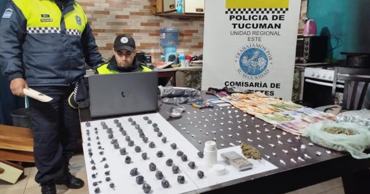 Buscaban una moto robada y descubrieron un presunto punto de venta de drogas