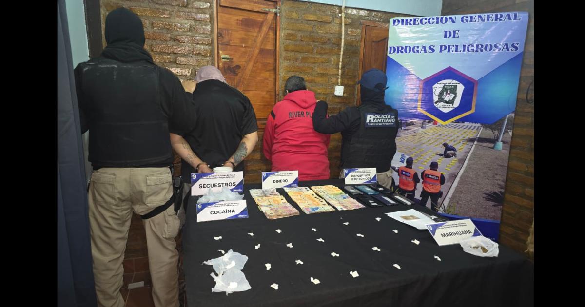 Lucha contra el narcomenudeo- detienen a dos personas y secuestran estupefacientes