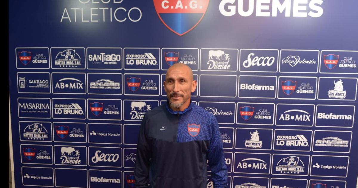 RENOVACIÓN Pablo Guiñaz asumió como nuevo entrenador de Güemes en la semana y hoy hace su debut