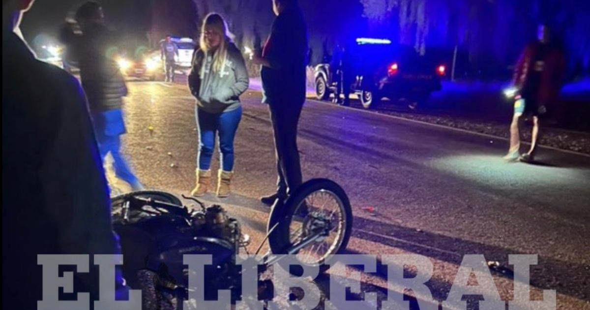 Motociclista santiaguentildeo pierde parte de una pierna en horrendo choque en la R9