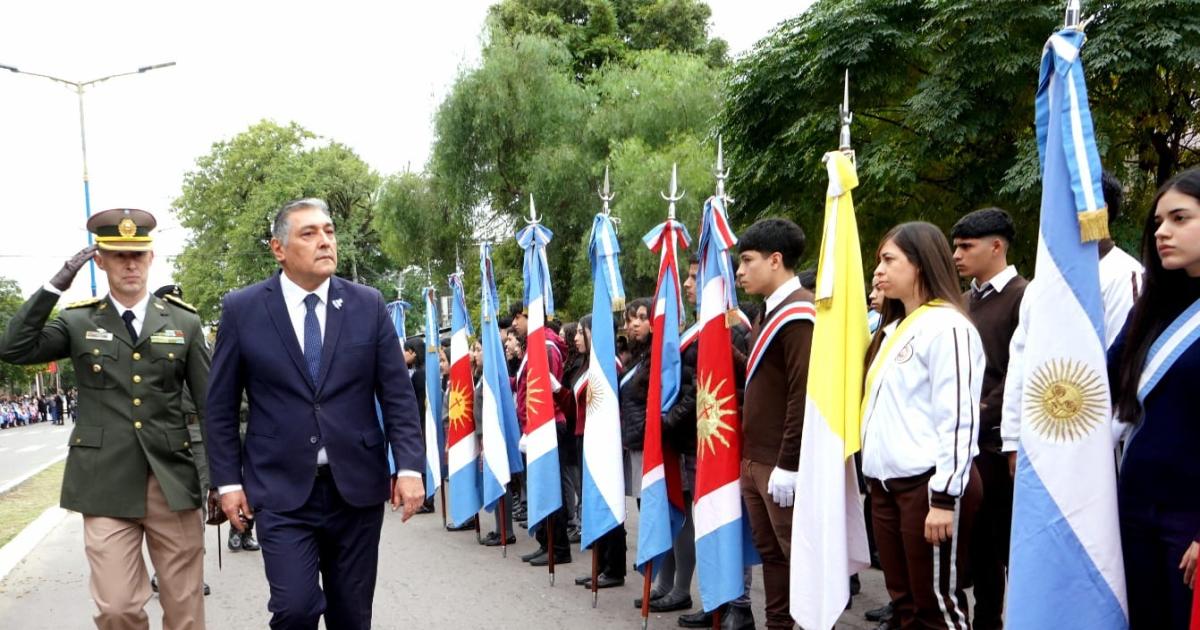 El intendente Nediani destacoacute los valores de libertad y soberaniacutea