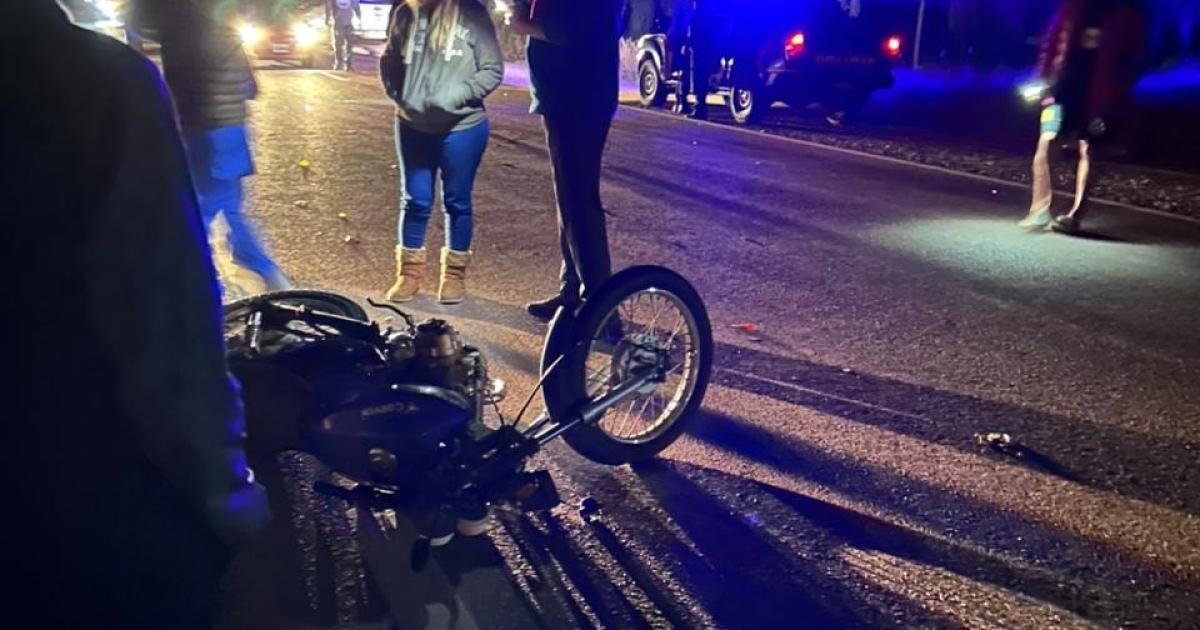 Por choque frontal motociclista sufre amputacioacuten de una pierna