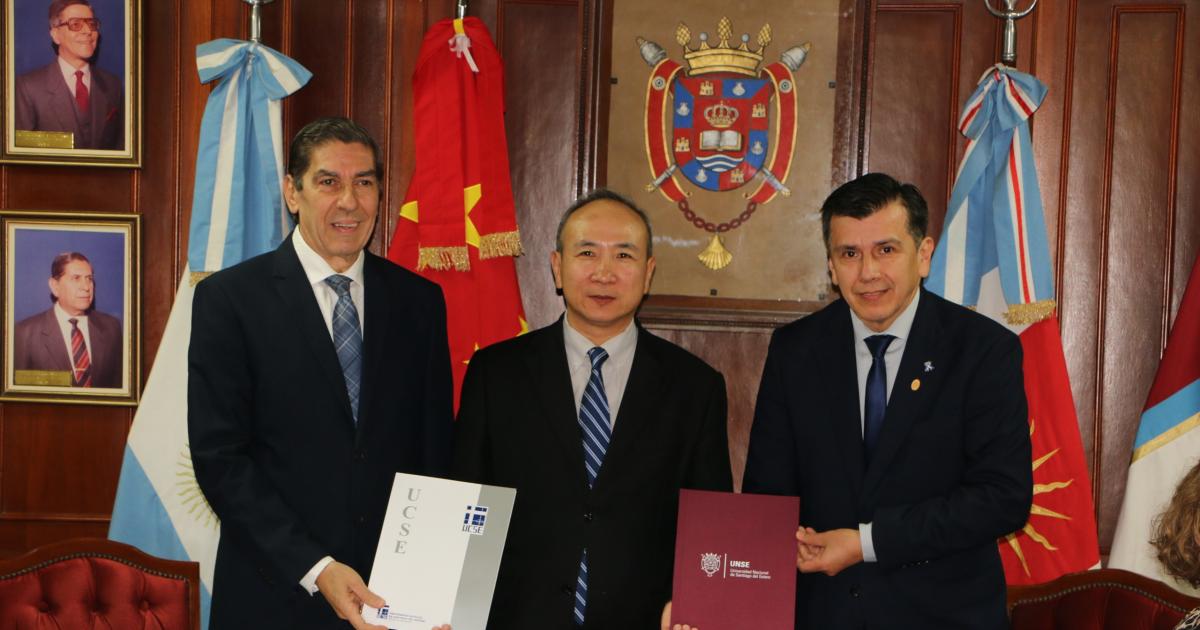 La UNSE fortalecioacute lazos con China tras la visita del embajador Wang Wei