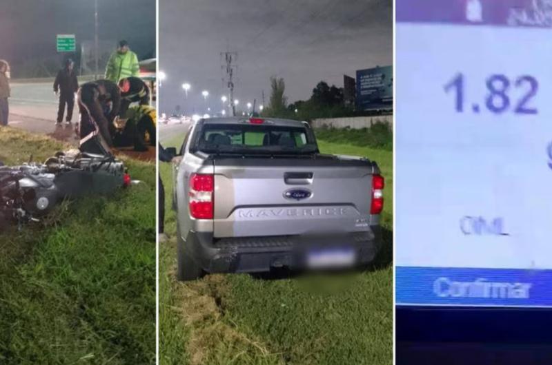 Manejaba borracho quiso evitar un control y atropelloacute a dos policiacuteas