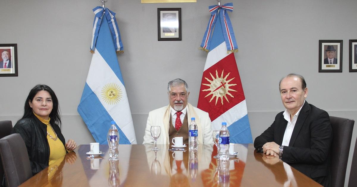 Presidente del STJ recibioacute a autoridades sindicales