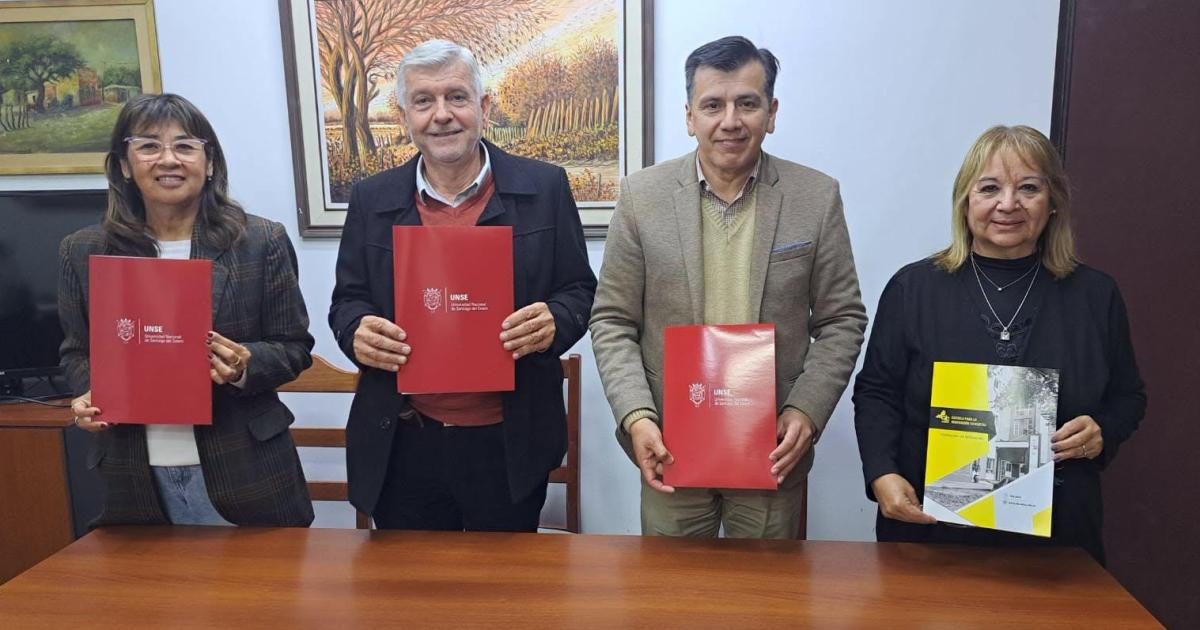 La UNSE firmoacute un convenio con la Municipalidad de Nueva Esperanza