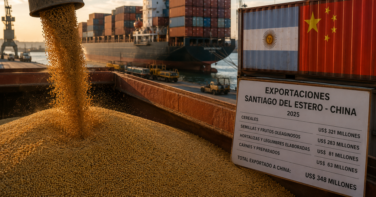 Santiago fortalece su perfil exportador con China como principal destino y motor del crecimiento regional