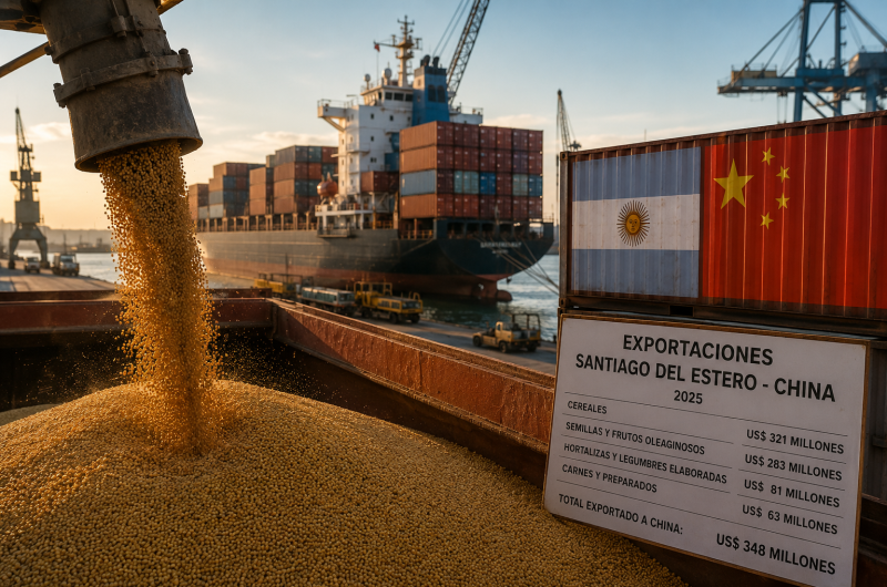 Santiago  fortalece su perfil exportador con China como principal destino y motor del crecimiento regional