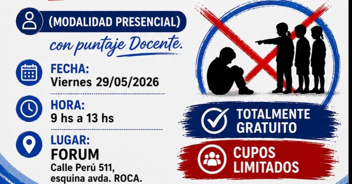 Realizaraacuten una jornada provincial sobre bullying en las escuelas locales