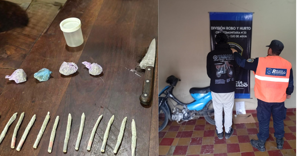 Sumampa- secuestraron una moto adulterada y detuieron a un joven por narcomenudeo