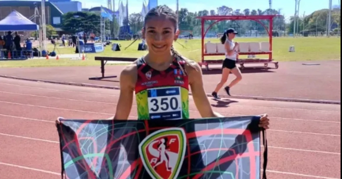 iexclQueacute orgullo La friense Neacutelida Pentildeaflor hizo historia al subir al podio en el Campeonato Iberoamericano de Atletismo en Lima Peruacute