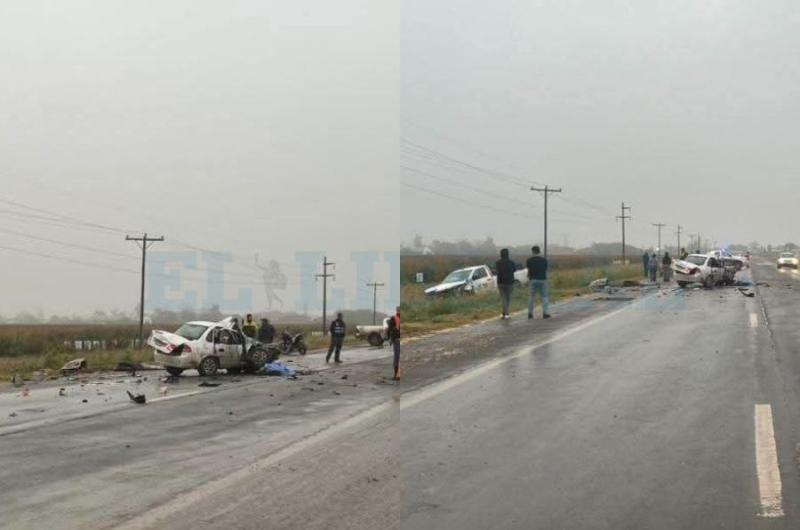 Tragedia en la Ruta 16- dos muertos y un herido tras un choque que involucroacute a santiaguentildeos