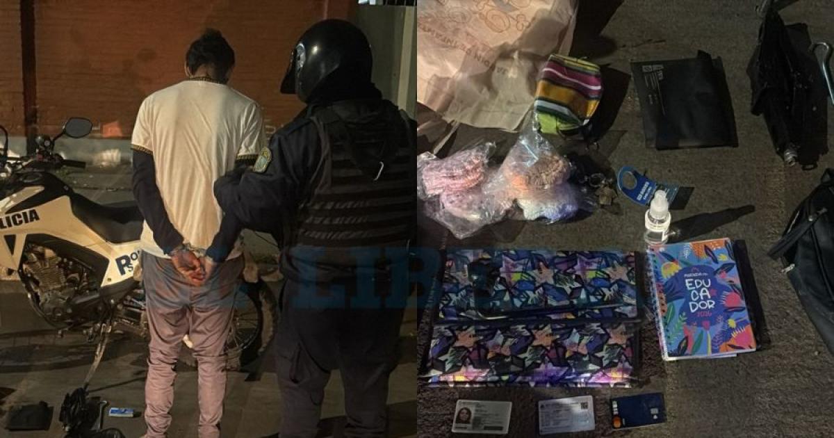 Barrio Mariano Moreno- detienen a Amuco con objetos denunciados como robados