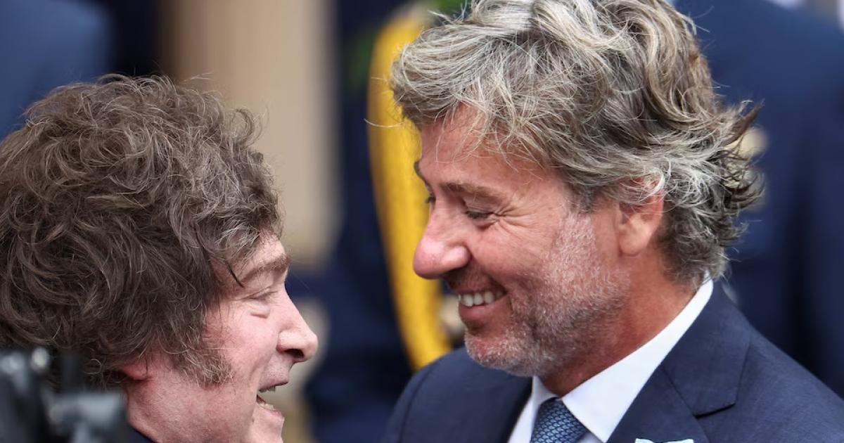 Javier Milei junto a Juan Bautista Mahiques (REUTERS)