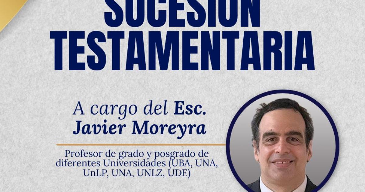 Inicia el ciclo de capacitacioacuten sobre Sucesioacuten Testamentaria en Santiago del Estero