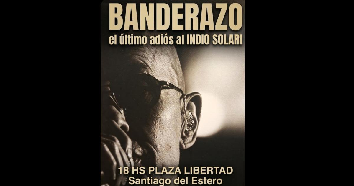 Convocan a un banderazo ricotero en Plaza Libertad para despedir al Indio Solari