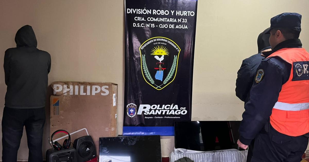 Allanamientos permitieron detener a dos acusados y recuperar bienes vinculados a distintas causas de robo