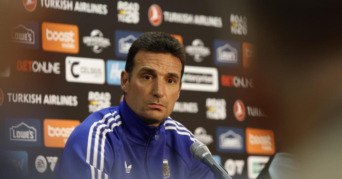 Scaloni- Messi viene bien ya no estaacute totalmente diferenciado
