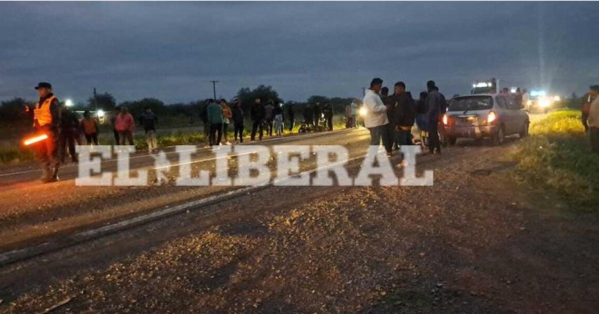 Un jefe comunal chocoacute y matoacute a un peatoacuten en la Ruta Provincial 6
