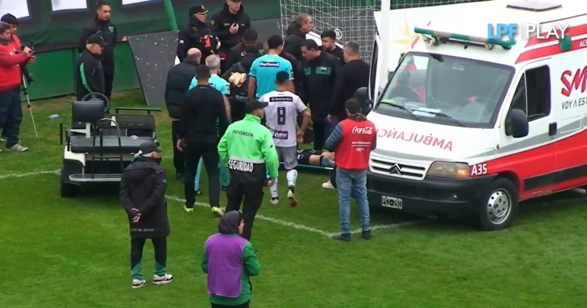 Un proyectil impactoacute en el arquero de Nueva Chicago y el partido fue suspendido