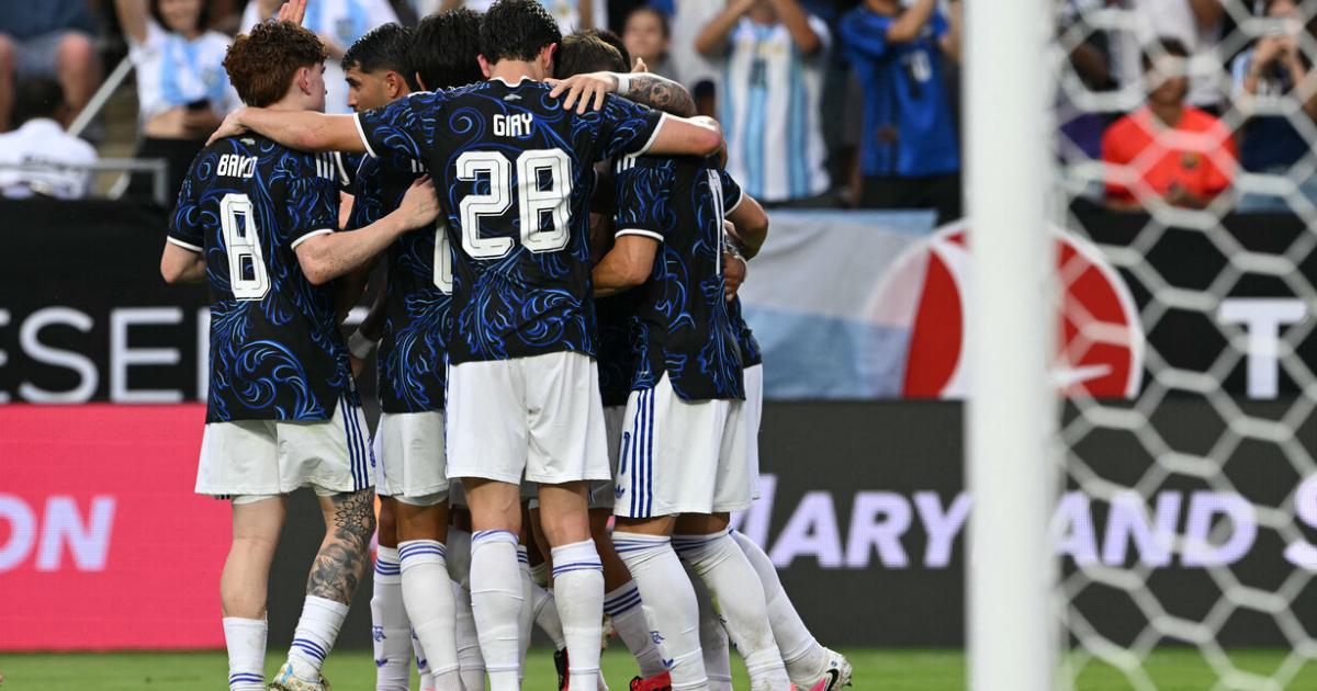 Argentina arrancoacute la preparacioacuten para el Mundial con un triunfo ante Honduras