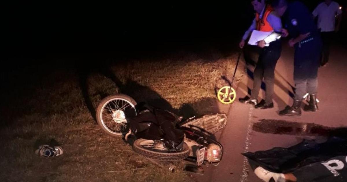 Identificaron al motociclista que murioacute en el traacutegico choque frontal sobre la Ruta 34 Vieja
