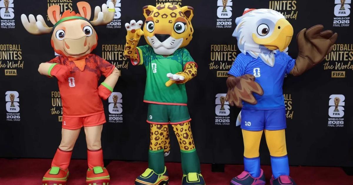 Maple Zayu y Clutch- las tres mascotas que tendraacute el Mundial 2026