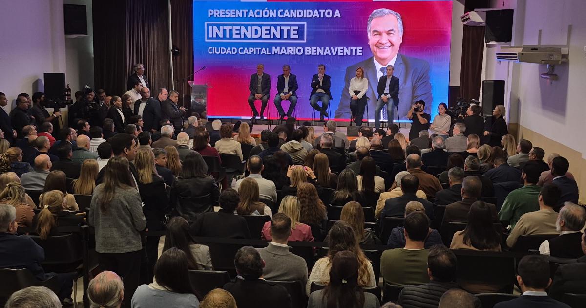 EN VIVO- Mario Benavente es presentado oficialmente como candidato a intendente
