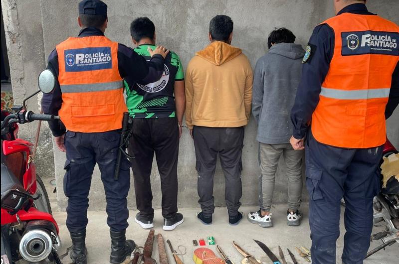 Detienen a tres cuatreros durante allanamientos en viviendas 