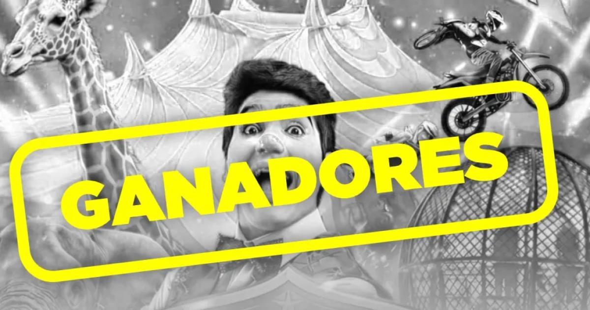 iexclEstos son los ganadores de las entradas para el Suacuteper Circus Lunara