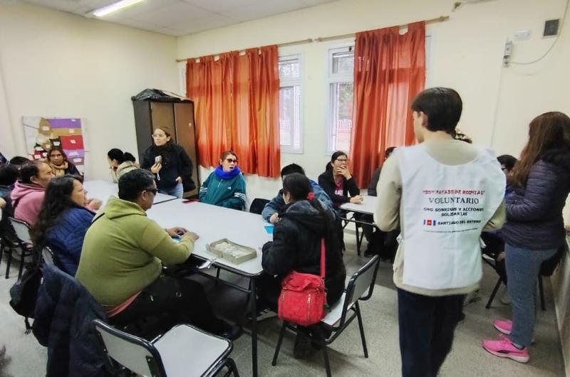 Realizaron una jornada de sanacioacuten colectiva para personas con discapacidad visual