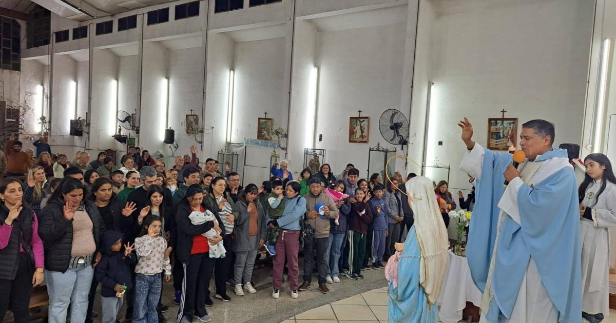 Este domingo 14 seraacute la misa mensual en honor a mariacutea de la Dulce Espera
