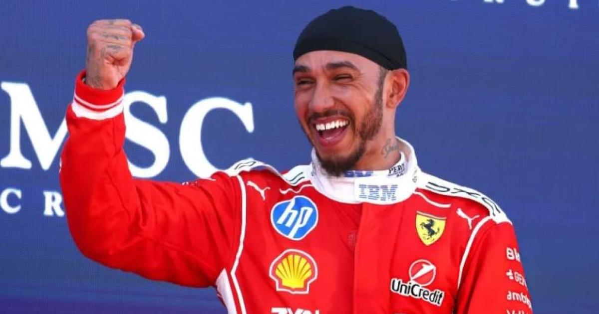 La emocioacuten de Hamilton tras su primer triunfo con Ferrari- Fue una espera muy larga