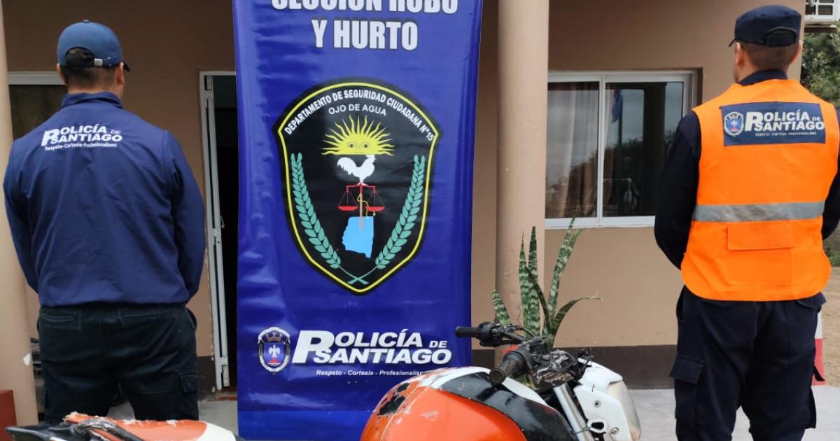 Secuestran una motocicleta con un motor robado en Coacuterdoba