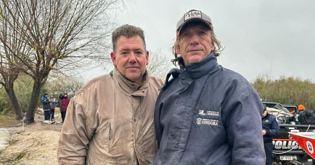 Hallaron sanos y salvos a los dos pescadores cordobeses que eran intensamente buscados en Quebrachos