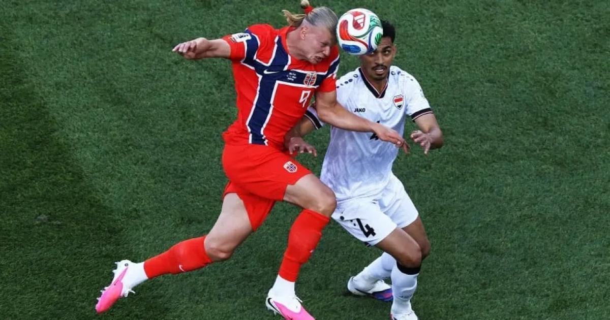 EN VIVO- Doblete de Haaland y Noruega vuelve a ponerse arriba 2-1 ante Irak