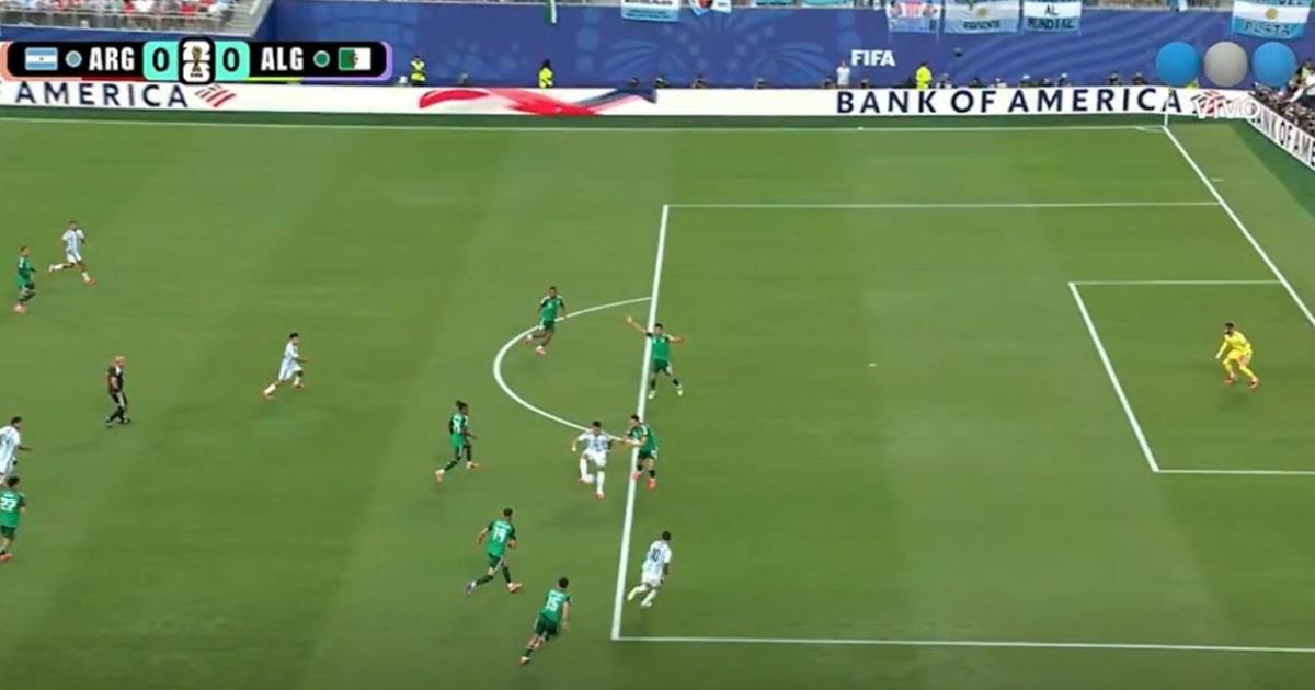 El VAR fue protagonista- dos goles anulados en el arranque de Argentina vs Argelia