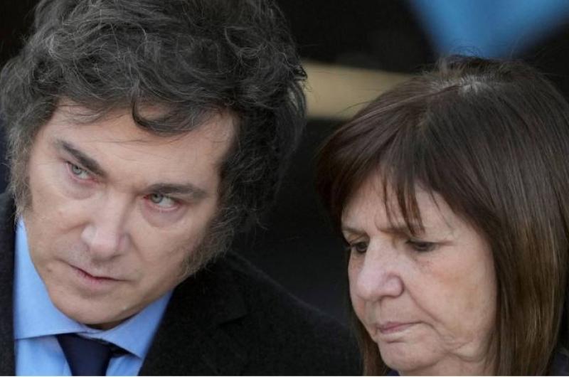 Javier Milei junto a Patricia Bullrich - Foto- Periodismo de Izquierda